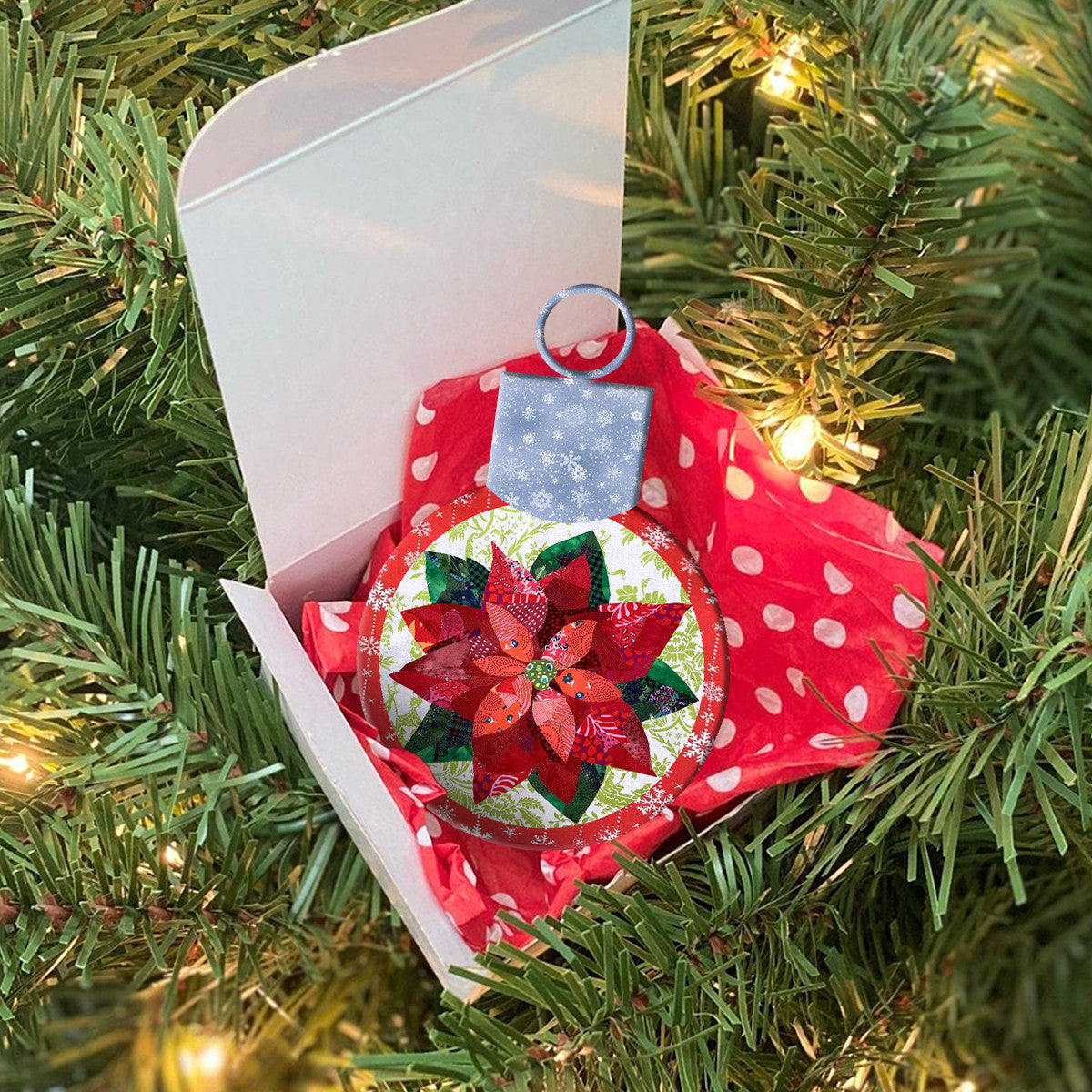 Quilting Shineful® Decoration Poinsettia Ornament