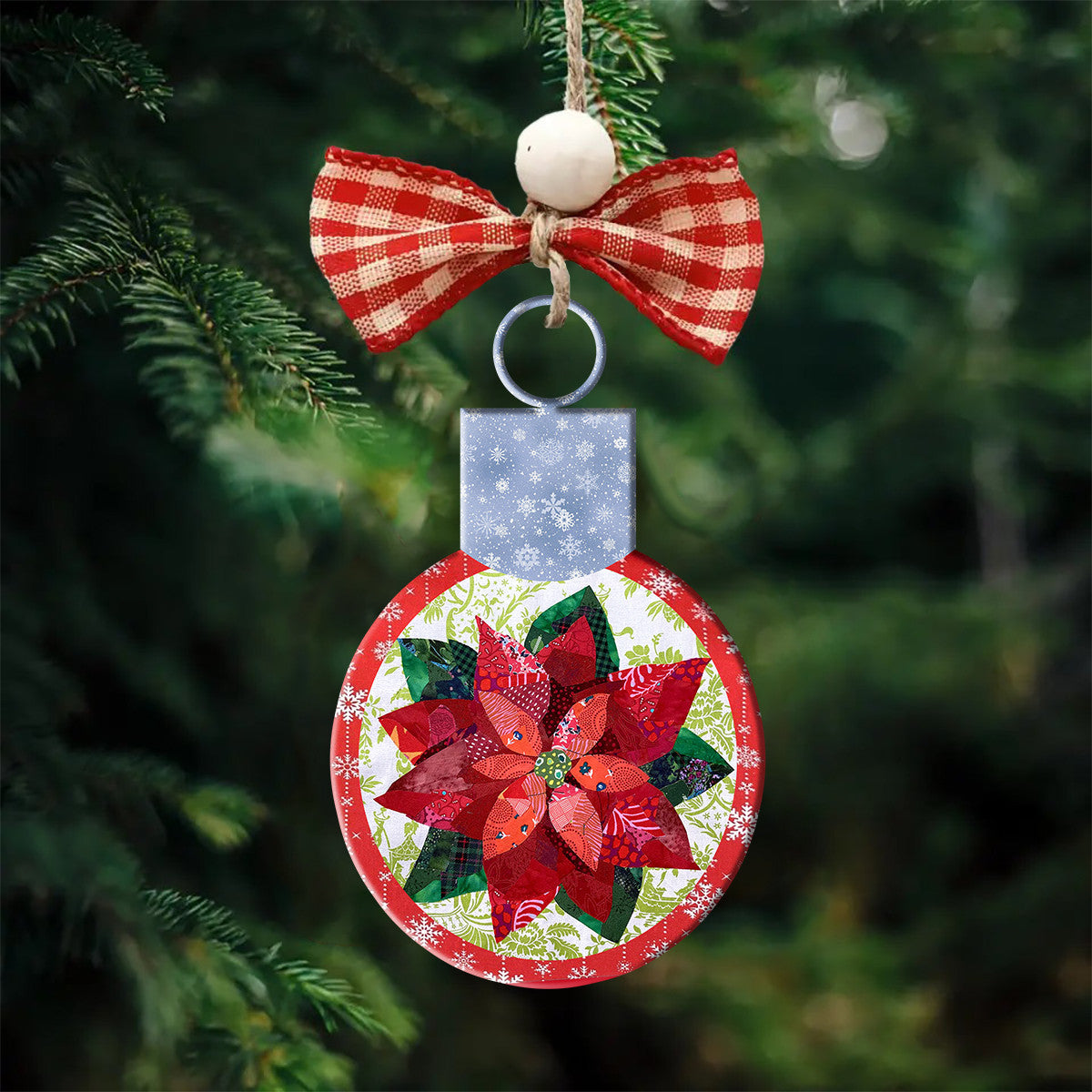 Quilting Shineful® Decoration Poinsettia Ornament