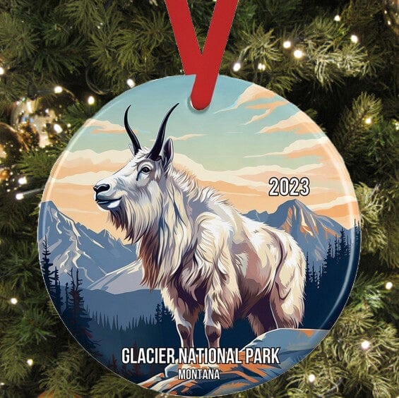 Yellowstone National Park Christmas 2023 Shineful® Ceramic Decoration Ornament