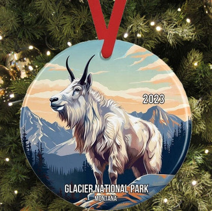 Yellowstone National Park Christmas 2023 Shineful® Ceramic Decoration Ornament