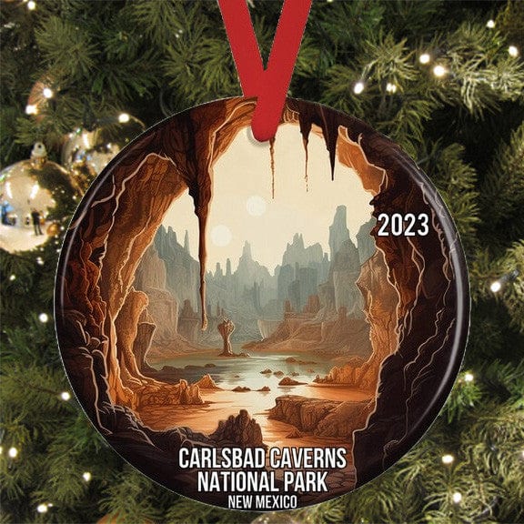 Yellowstone National Park Christmas 2023 Shineful® Ceramic Decoration Ornament