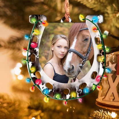 Horse Personalized Photo Christmas Shineful® Acrylic Decoration Ornament Lovely Tl10