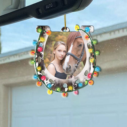 Horse Personalized Photo Christmas Shineful® Acrylic Decoration Ornament Lovely Tl10