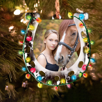 Horse Personalized Photo Christmas Shineful® Acrylic Decoration Ornament Lovely Tl10