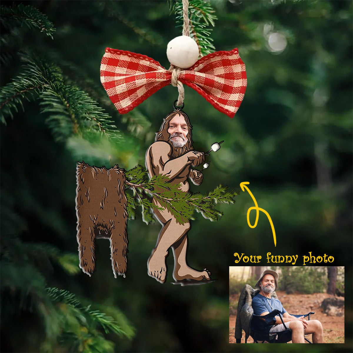 Camping Shineful® Decoration Ornament Bigfoot Partime