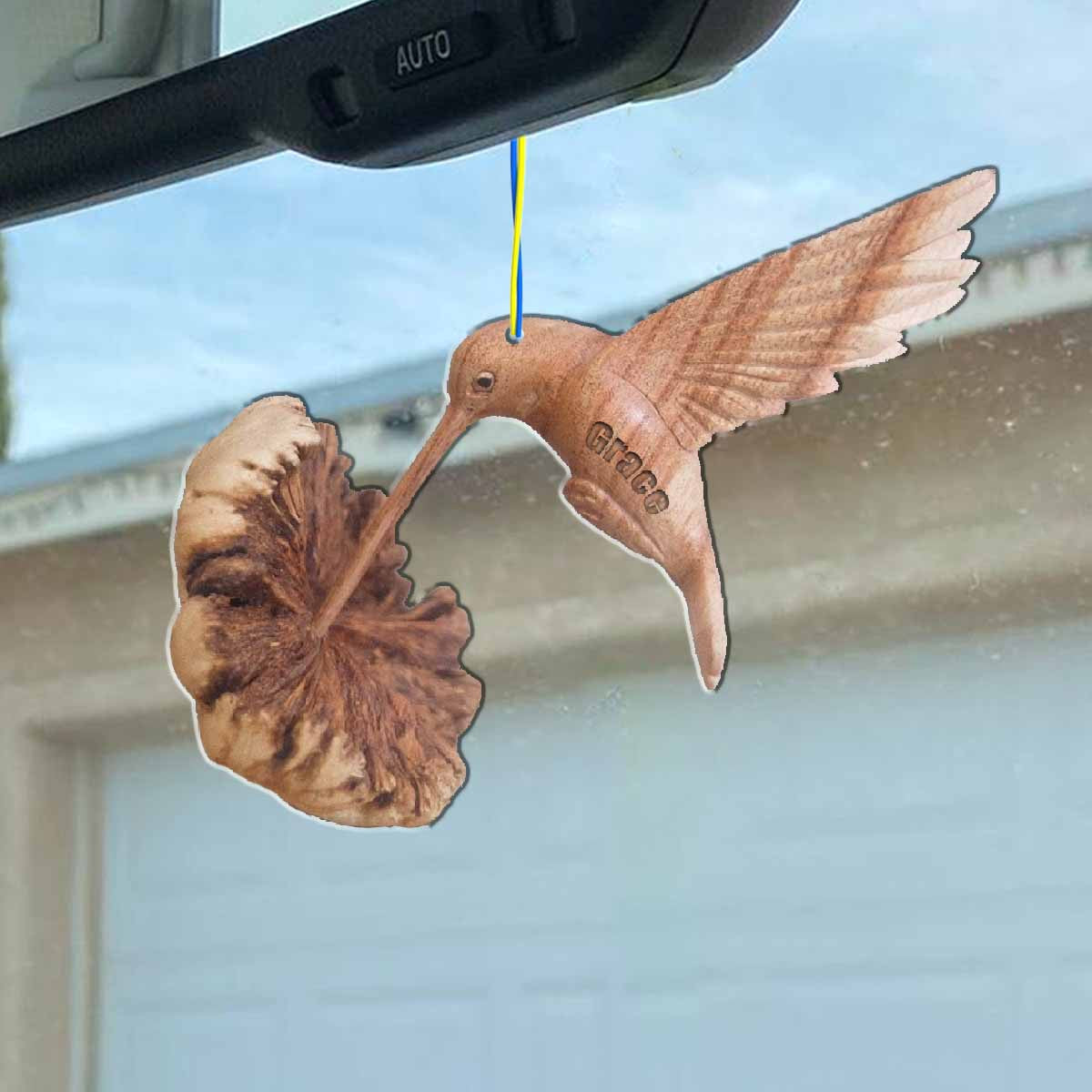 Bird Personalized Shineful® Acrylic Decoration Ornament Beautiful Hummingbird Qa55