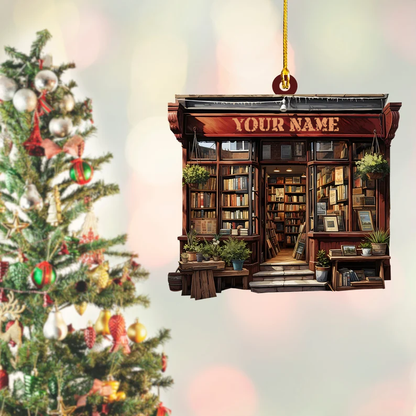 Book Shineful® Decoration Ornament Personalized Bookstore Vq03