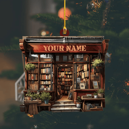 Book Shineful® Decoration Ornament Personalized Bookstore Vq03