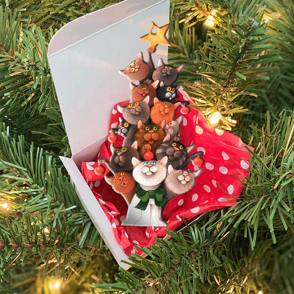 Cat Shineful® Decoration Ornament Christmas Tree Ver6 Lk8