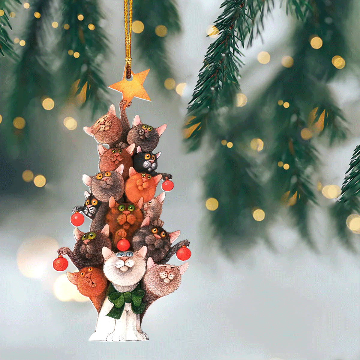 Cat Shineful® Decoration Ornament Christmas Tree Ver6 Lk8