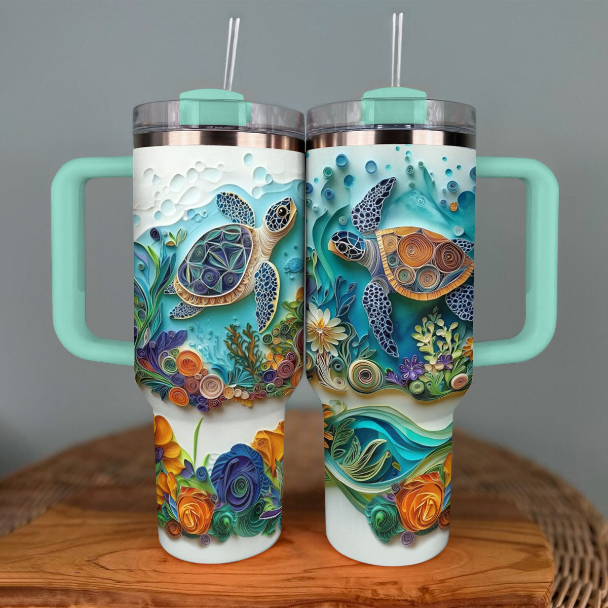 Shineful Glossy Tumbler Turtle Trek