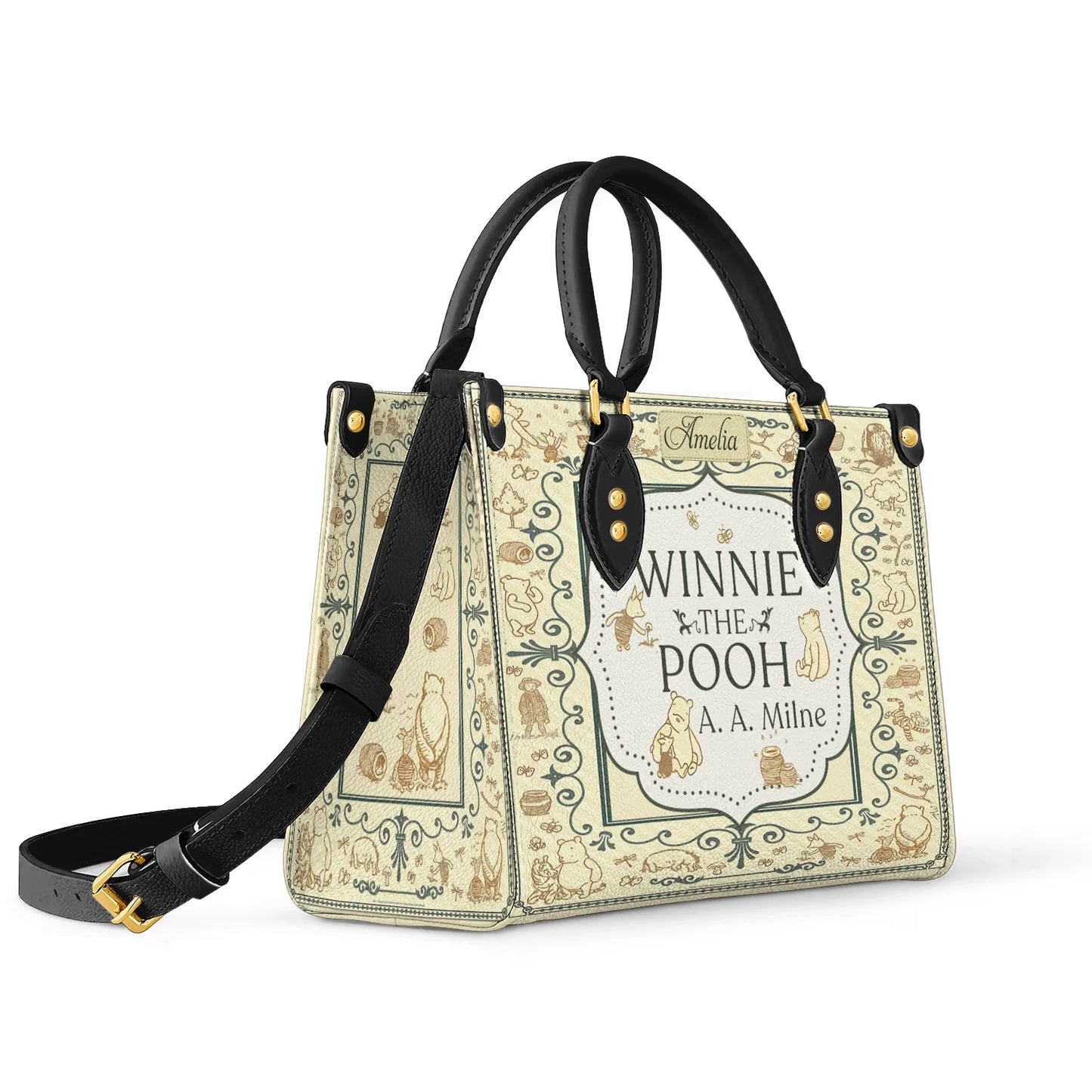 Shineful Leather Bag Pooh’s Timeless