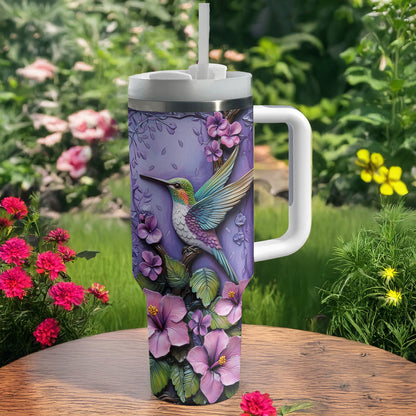 Shineful Glossy Tumbler Hummingbird Wings Of Wonder