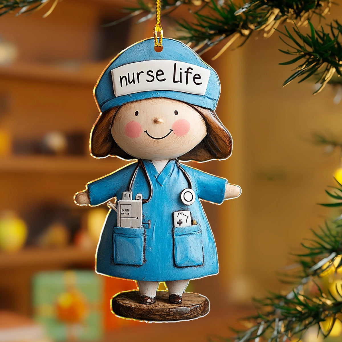 Shineful 2D Acrylic Ornament Cute Nurse Life