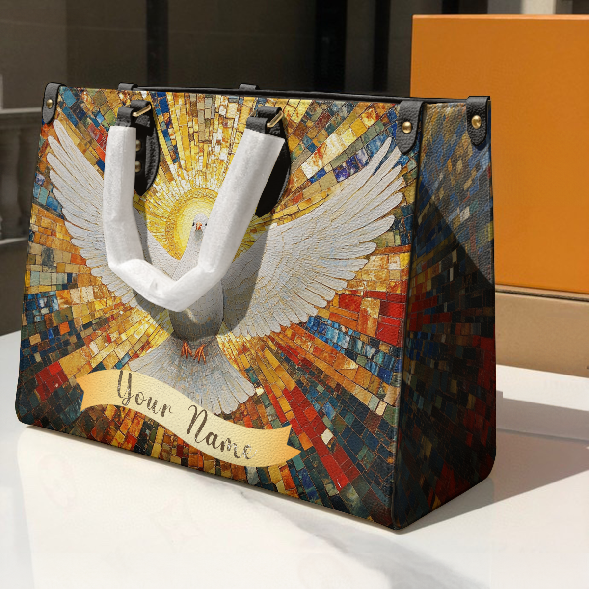 Shineful Leather Bag Dove of Peace