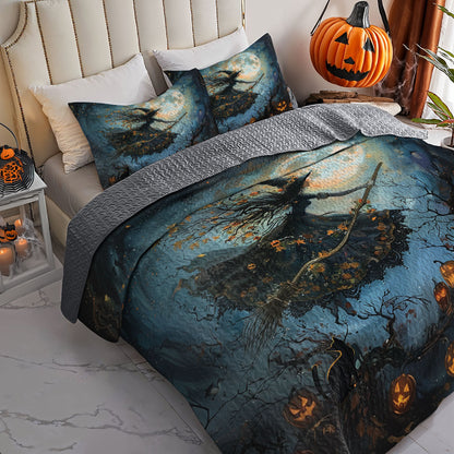 Shineful All Season Quilt 3-Piece Set Charmed Nightfall