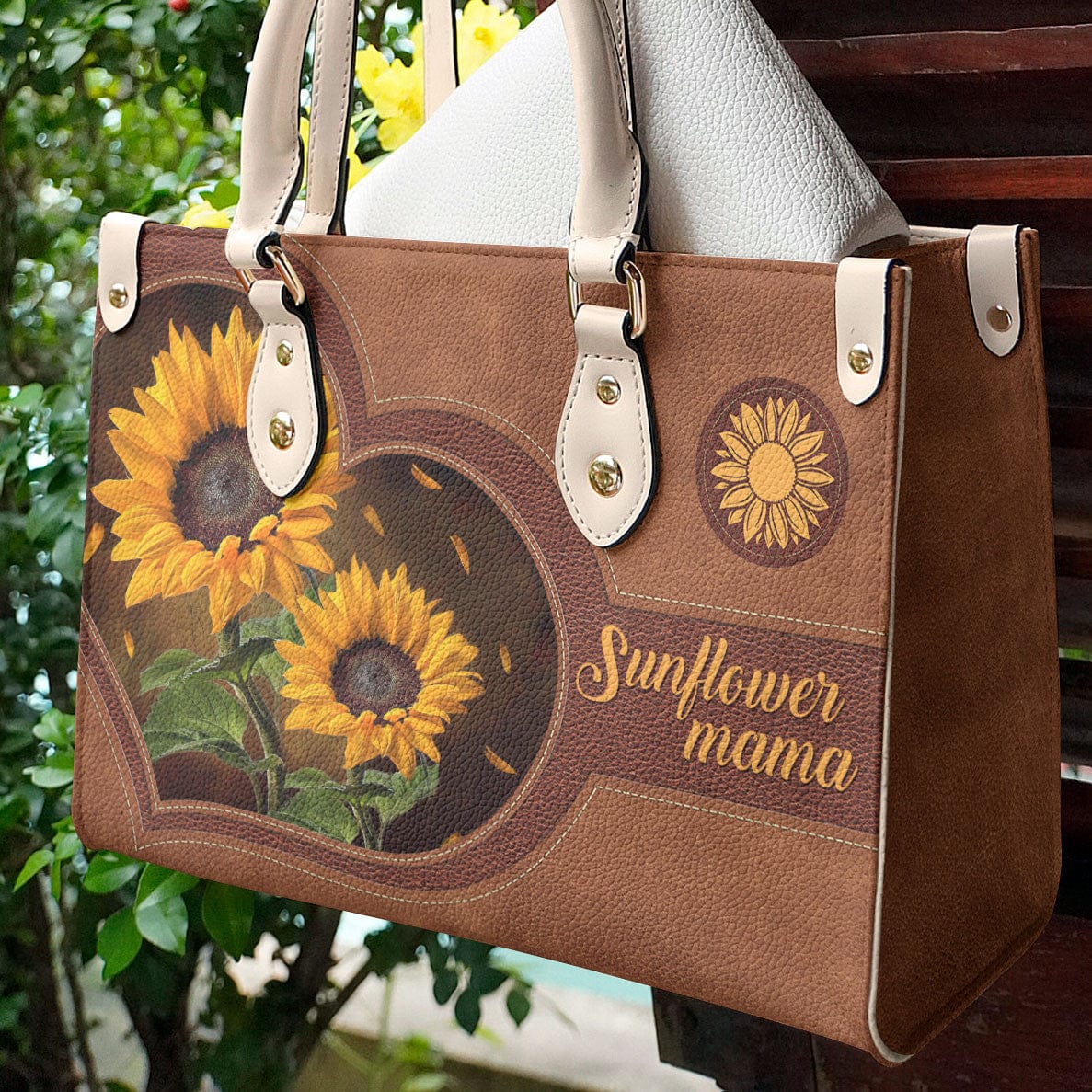 Sunflower Leather Bag Shineful Sunflowers Mama Tl10