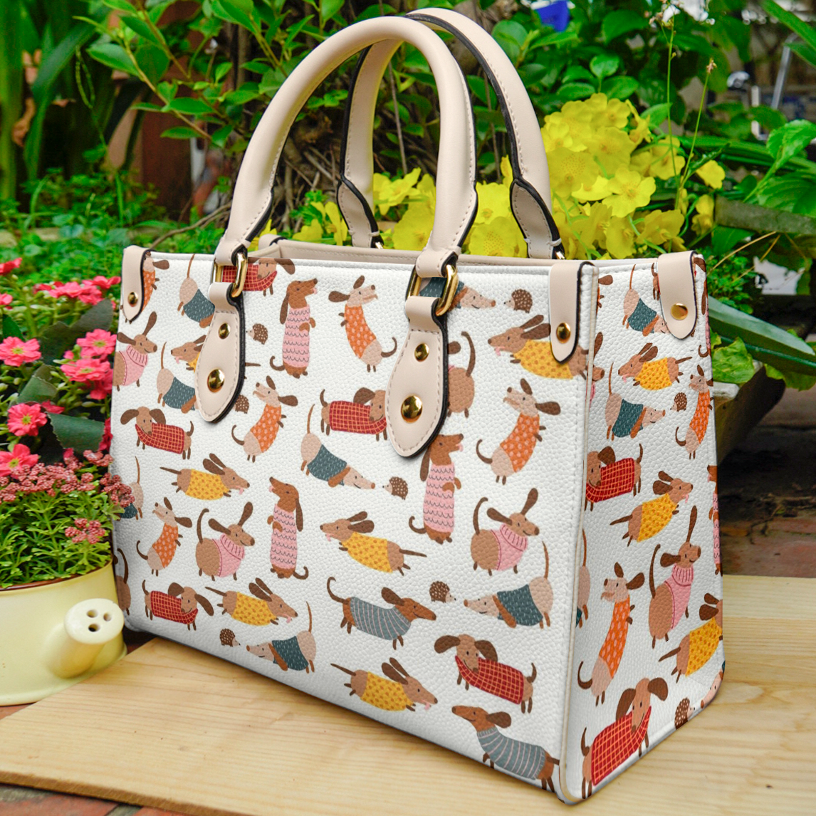 Dachshund Bag Shineful Traditional Cute Nl09 Leather