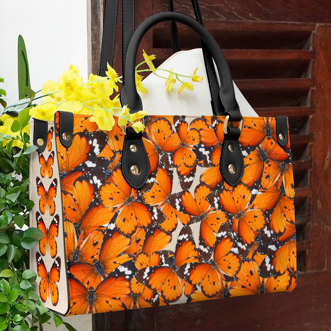 Butterfly Leather Bag Shineful Graceful Mn8