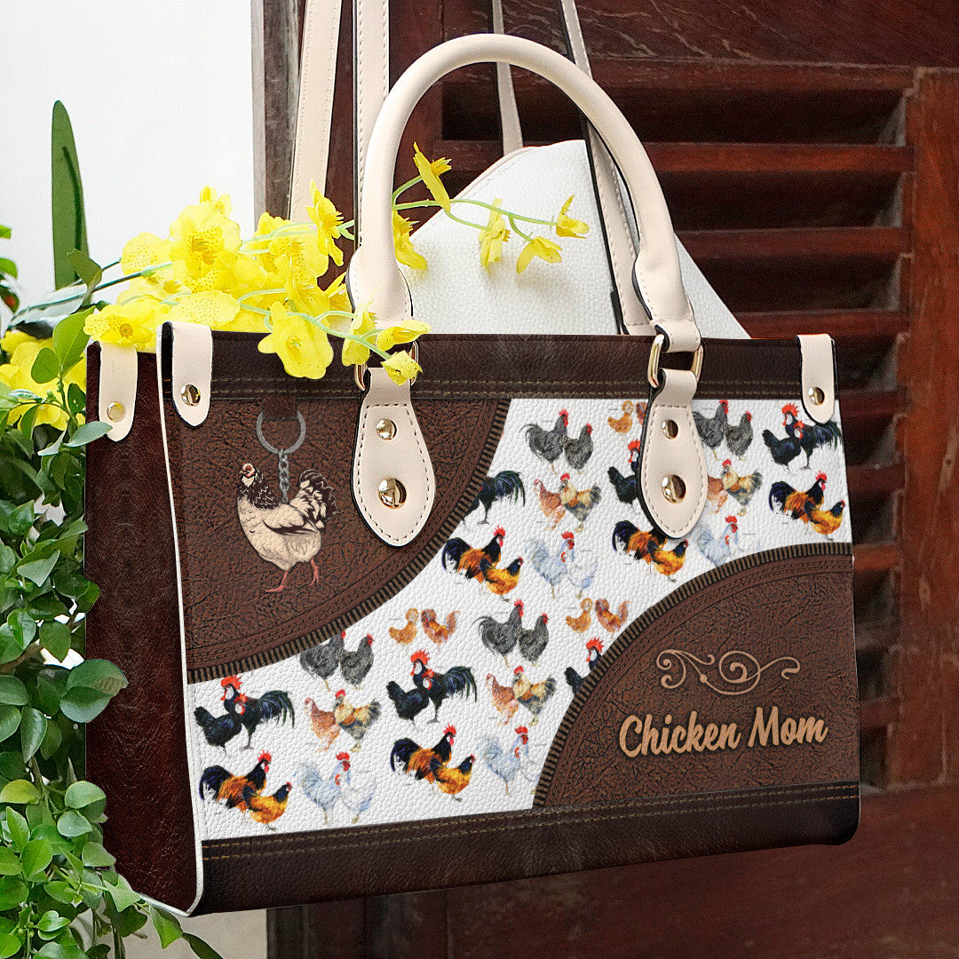 Chicken Leather Bag Shineful Mom Mn8