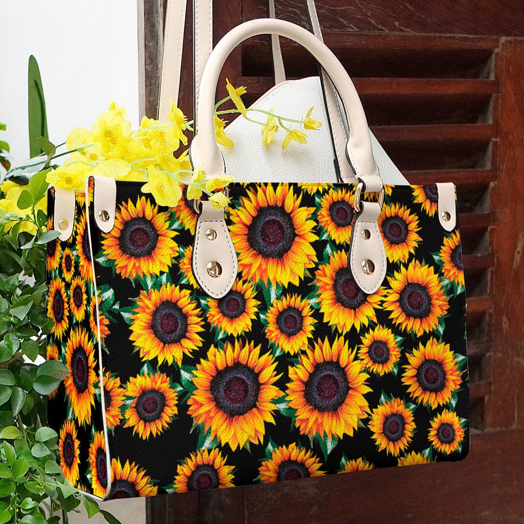 Sunflower Leather Bag Shineful Traditional Best Nl09