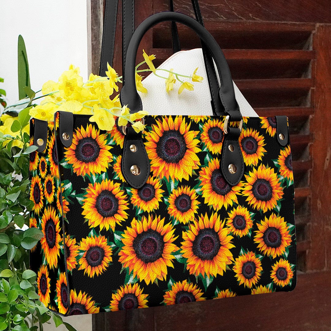 Sunflower Leather Bag Shineful Traditional Best Nl09