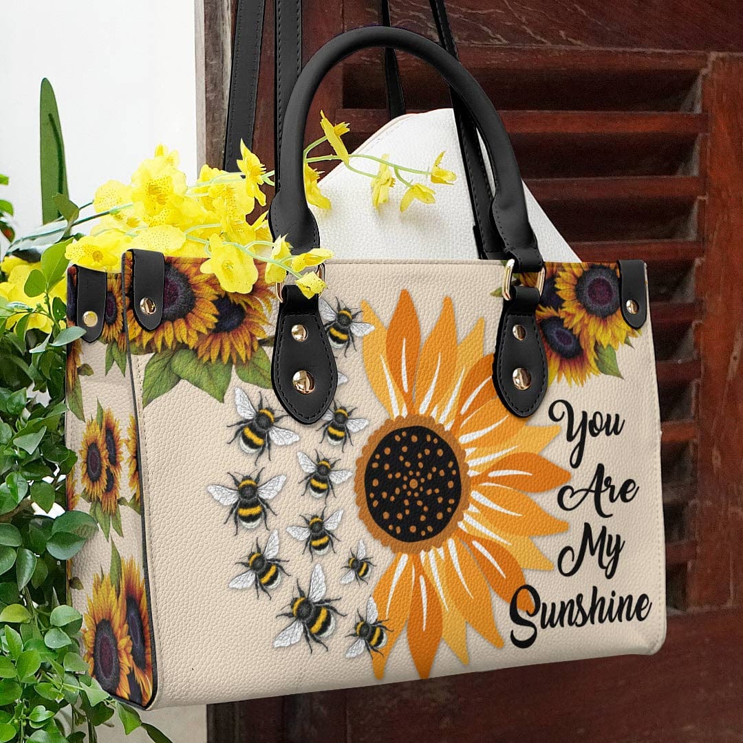 Sunflower Leather Bag Shineful Bee Sunshine Tl10 Black