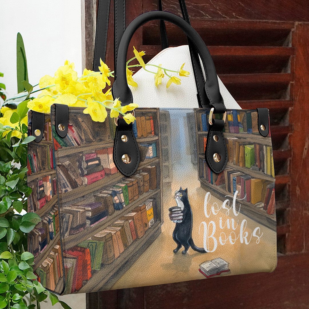 Reading Leather Bag Shineful Lost In Books Nl09