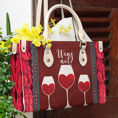 Wine Leather Bag Shineful Not? Nl09