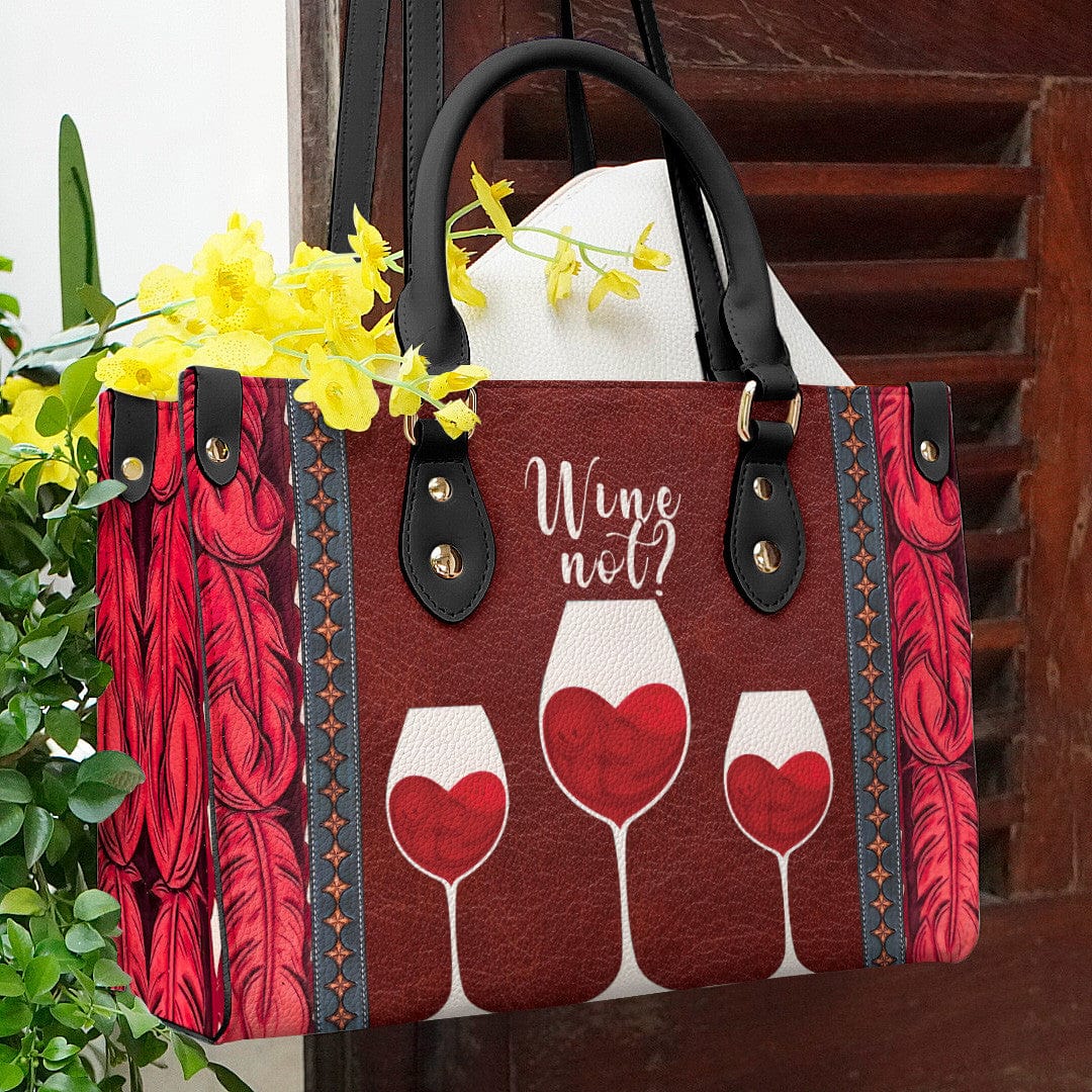 Wine Leather Bag Shineful Not? Nl09