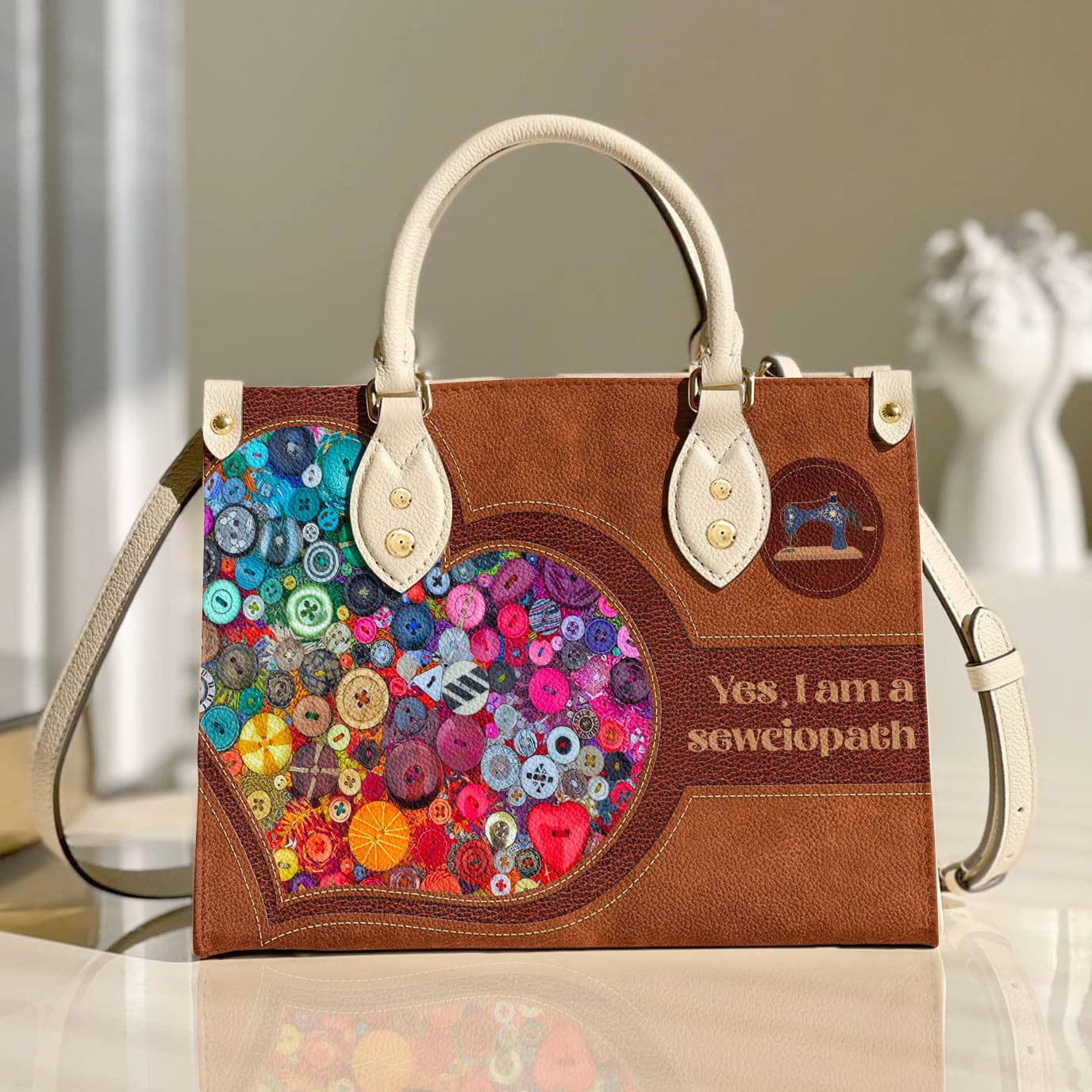 Sewing Leather Bag Shineful Colorful Sewciopath Lk8