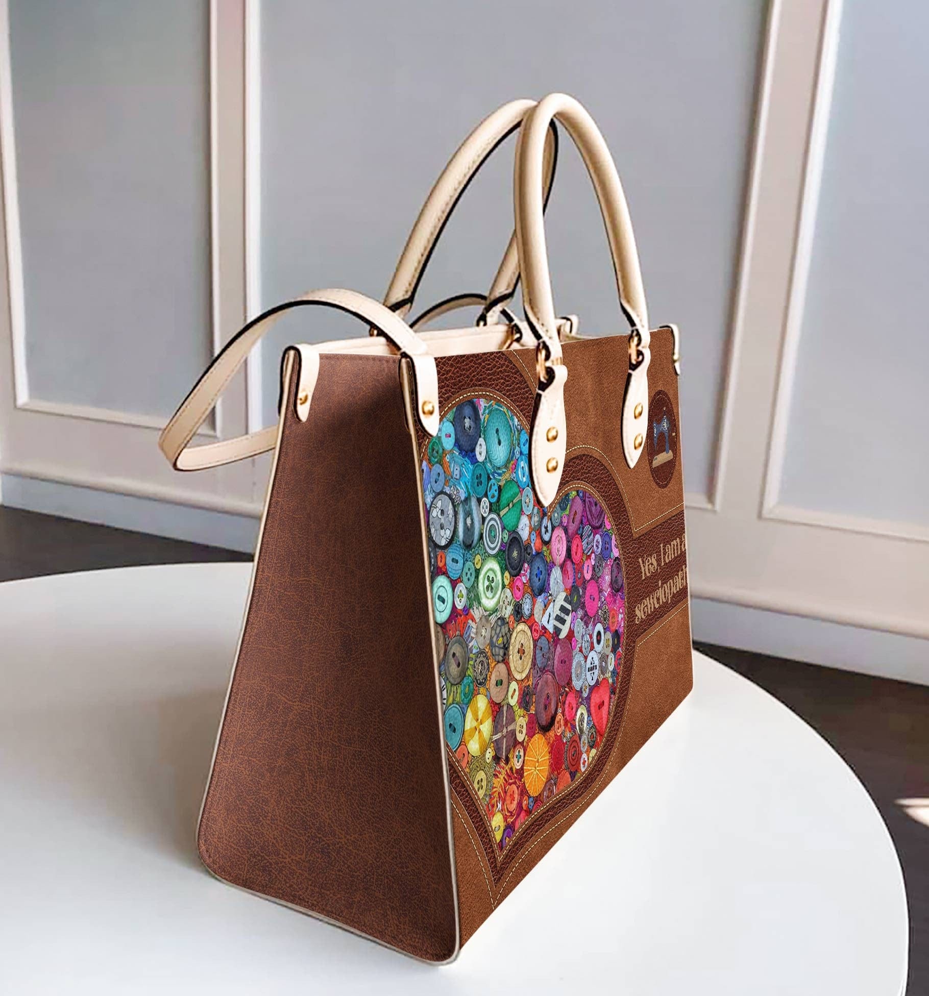 Sewing Leather Bag Shineful Colorful Sewciopath Lk8