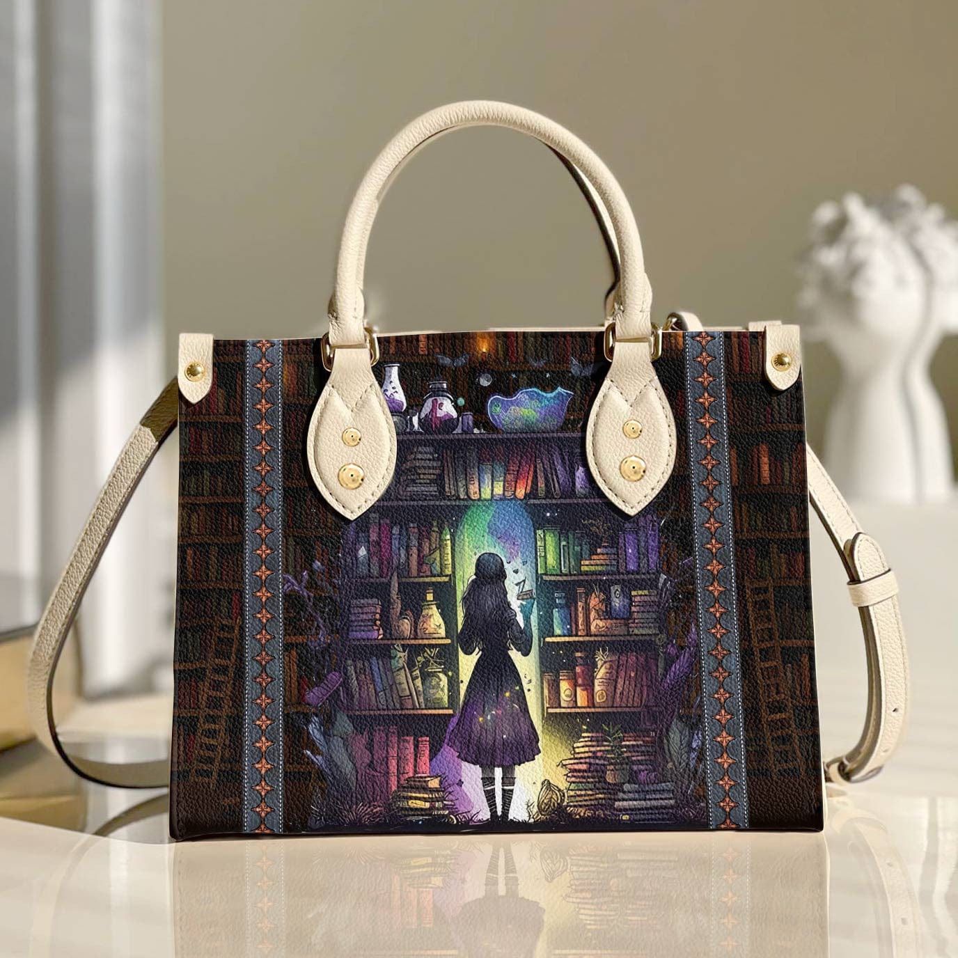 Reading Leather Bag Shineful Secret Garden Lk8