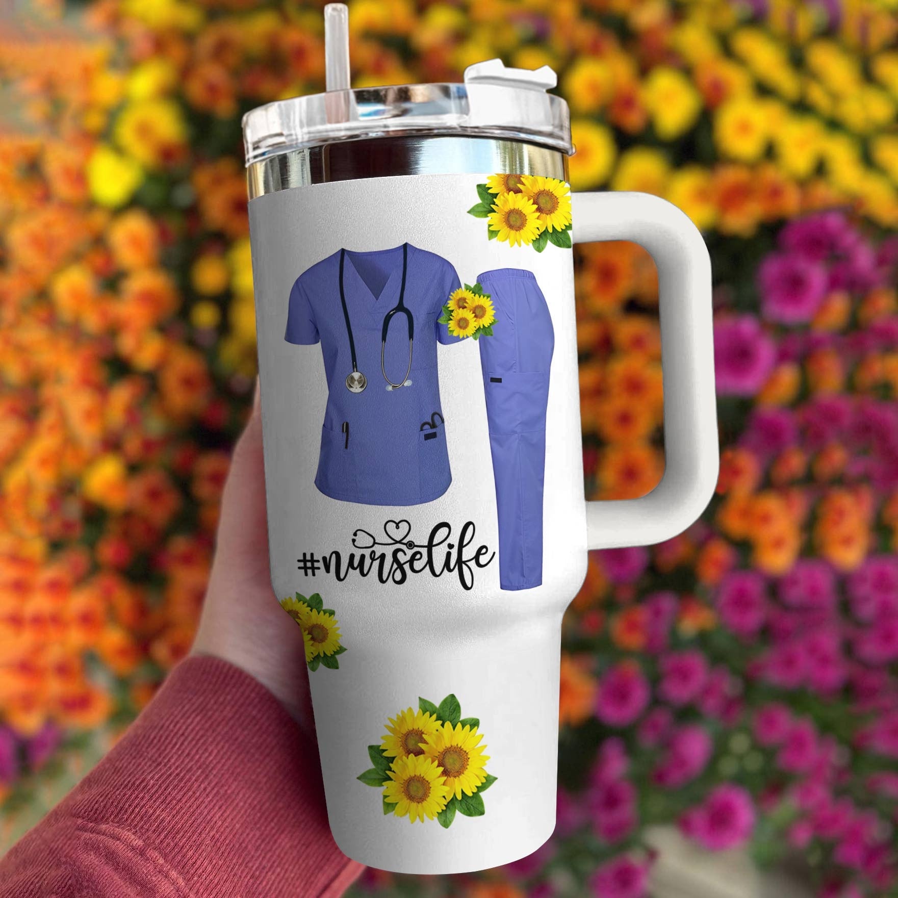 Nurse Personalized 40 Oz Shineful™ Tumbler Nurselife Tl10 40Oz