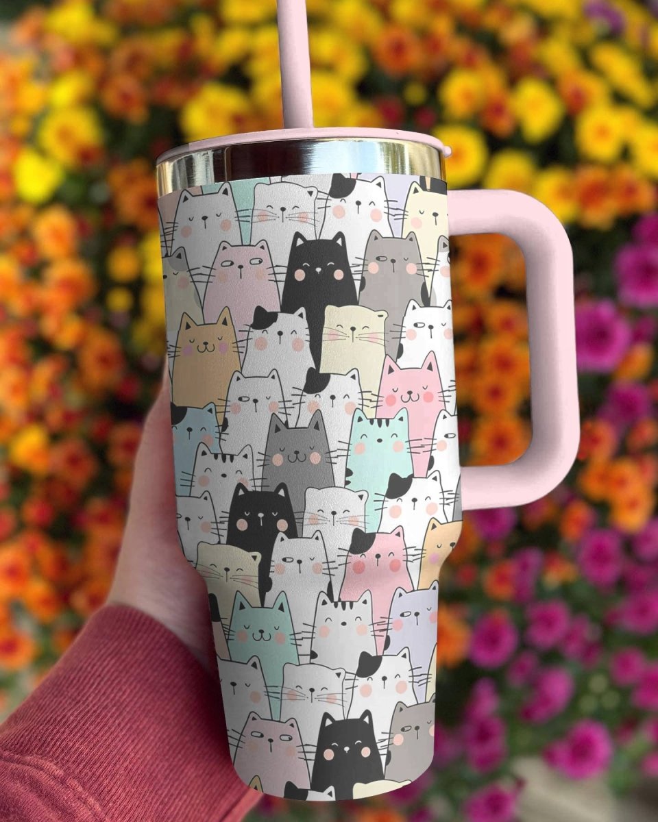 40 Oz Cat Shineful™ Tumbler Cute Lk8 40Oz