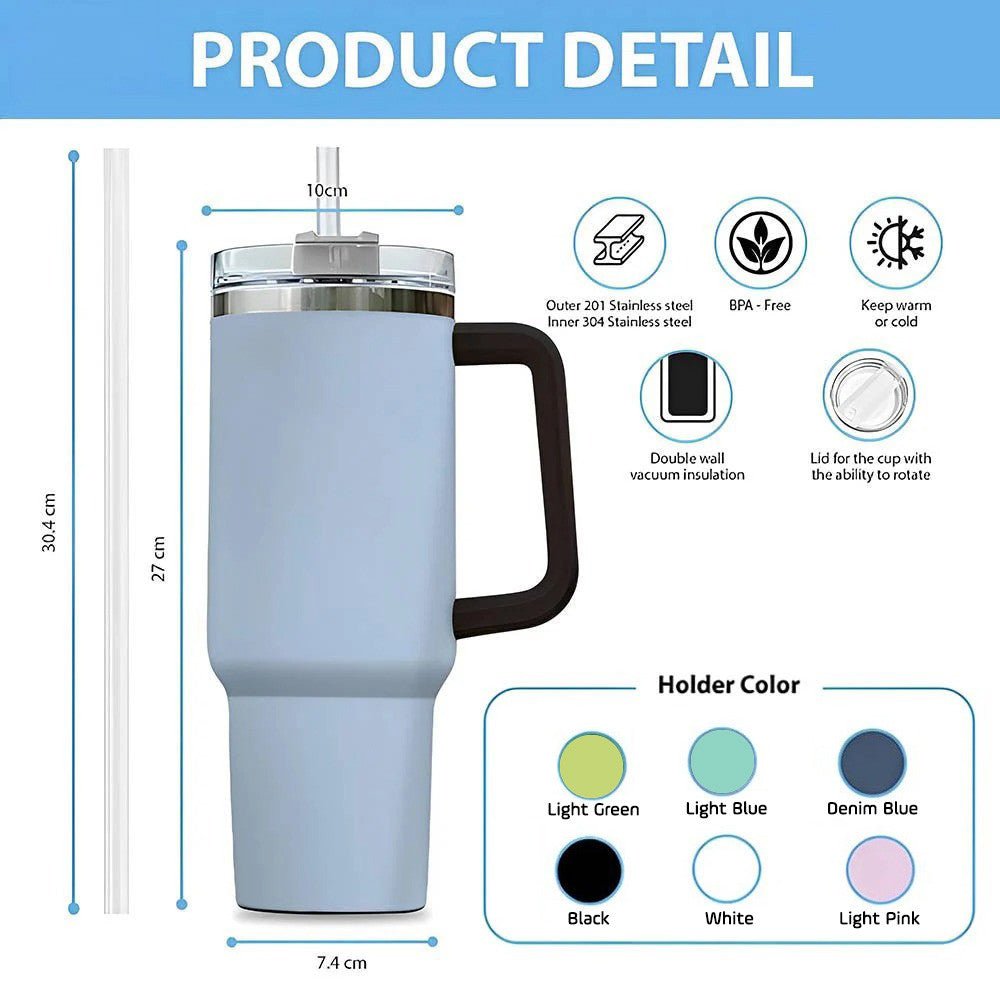 40 Oz Coffee Shineful™ The Best Time Lk8 40Oz Tumbler