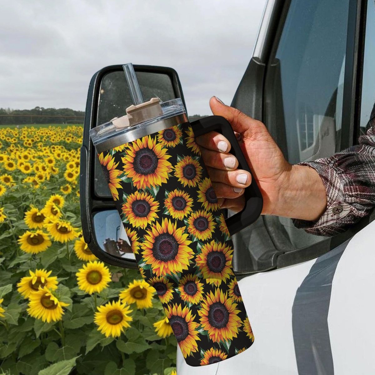 40 Oz Sunflower Shineful™ Tumbler 40Oz