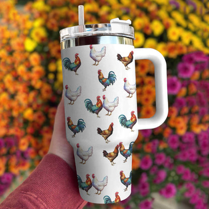 Chicken 40 Oz Shineful™ Tumbler Proud Tl10 40Oz