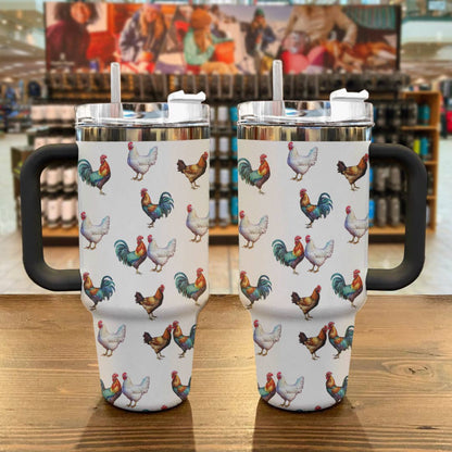 Chicken 40 Oz Shineful™ Tumbler Proud Tl10 Black 40Oz