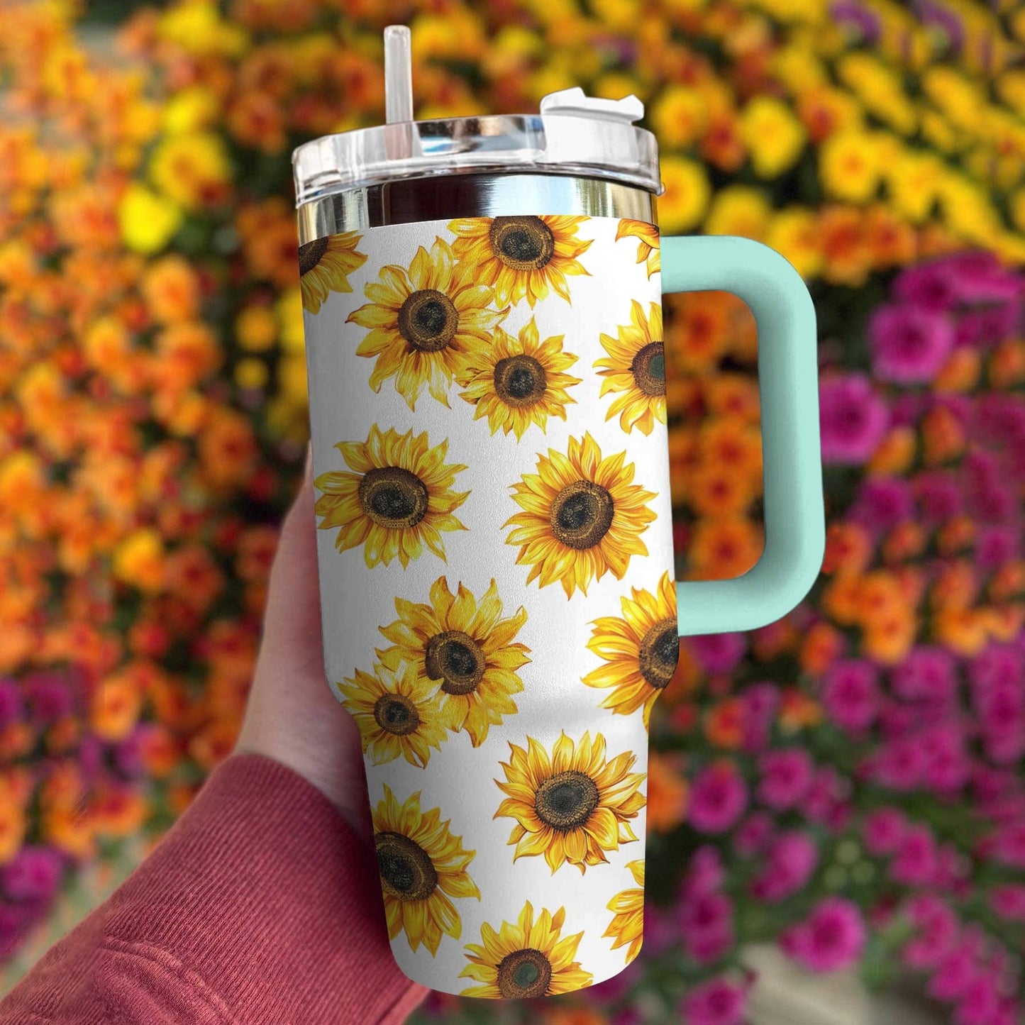 Sunflower 40 Oz Shineful™ Tumbler Love Tl10 Mint 40Oz