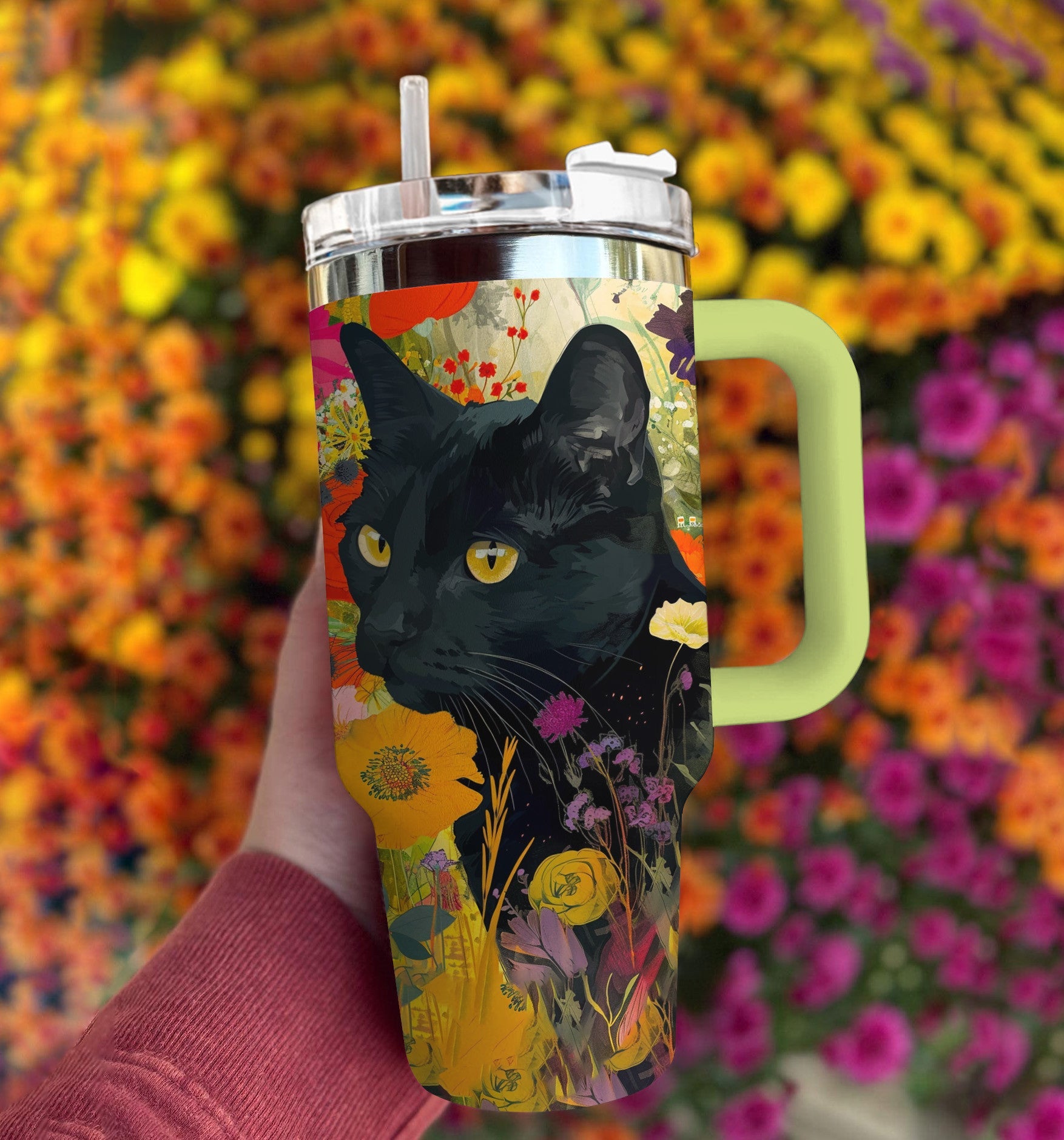 Cat Oz Shineful™ Tumbler In The Garden Nl09 40 / Green