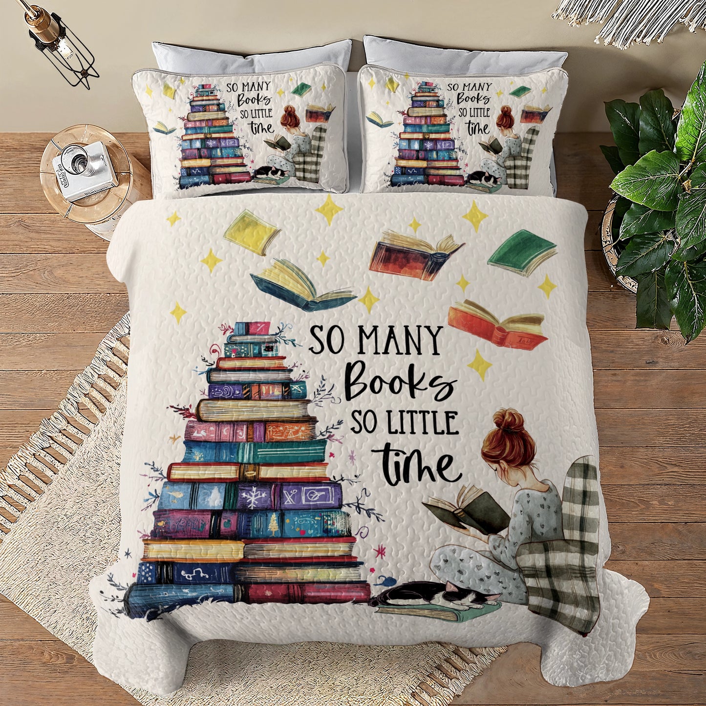 Shineful All Season Quilt 3-Piece Set Cozy Reads