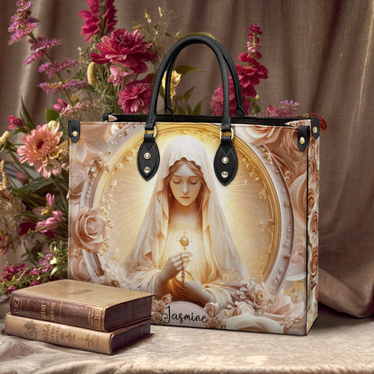 Sac en cuir brillant Rose Of The Divine