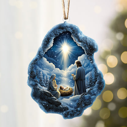 Shineful 2D Acrylic Ornament - Nativity Scene Christmas