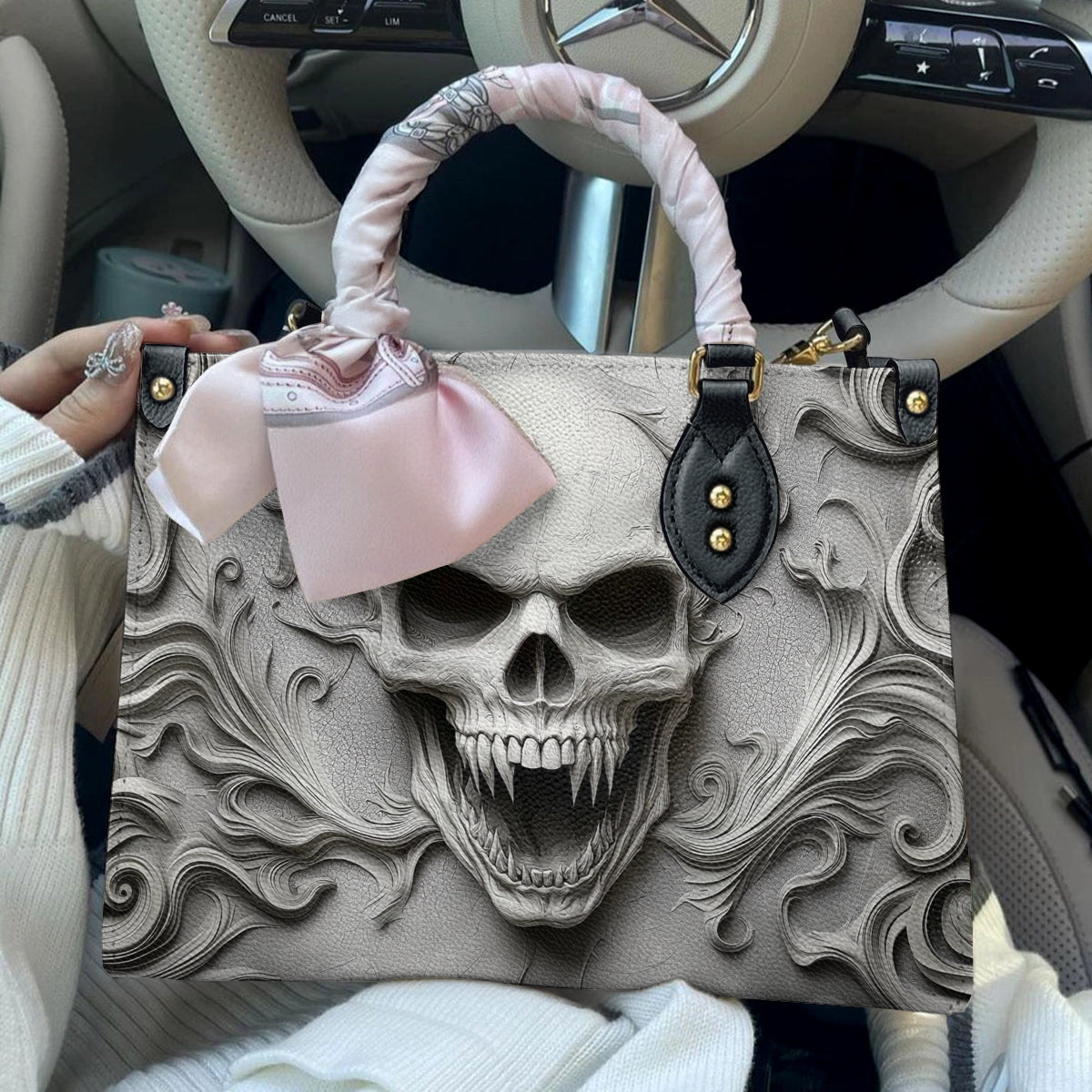 Shineful Leather Bag Skull Eternal Shadow