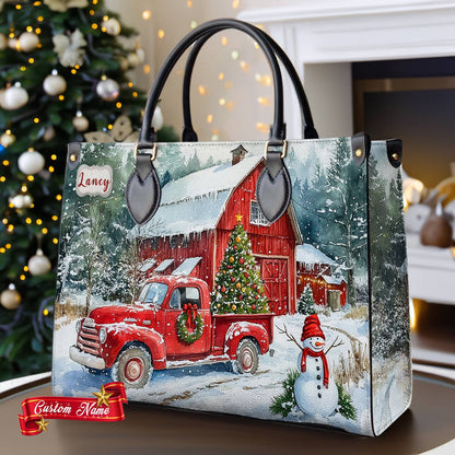 Shineful Leather Bag Festive Farm