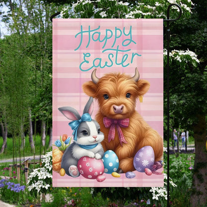 Shineful Garden Flag 12" x 18" Highland Charm Easter