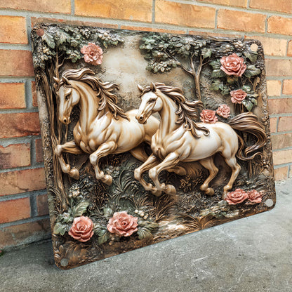 Shineful 2D Metal Sign Equine Elegance