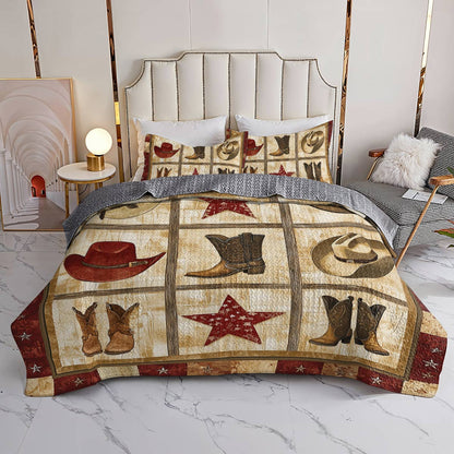 Shineful All Season Quilt 3-Piece Set - Cowboy's Gear