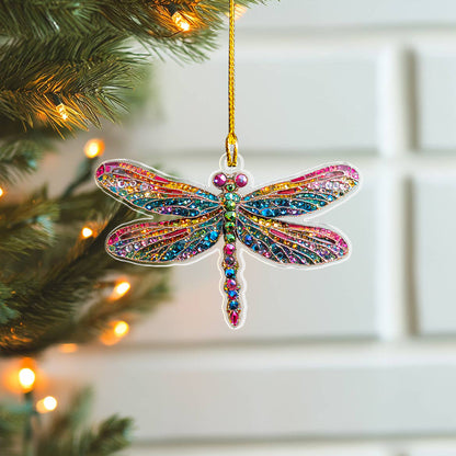 Shineful 2D Acrylic Ornament Sparkling Dragonfly Collection